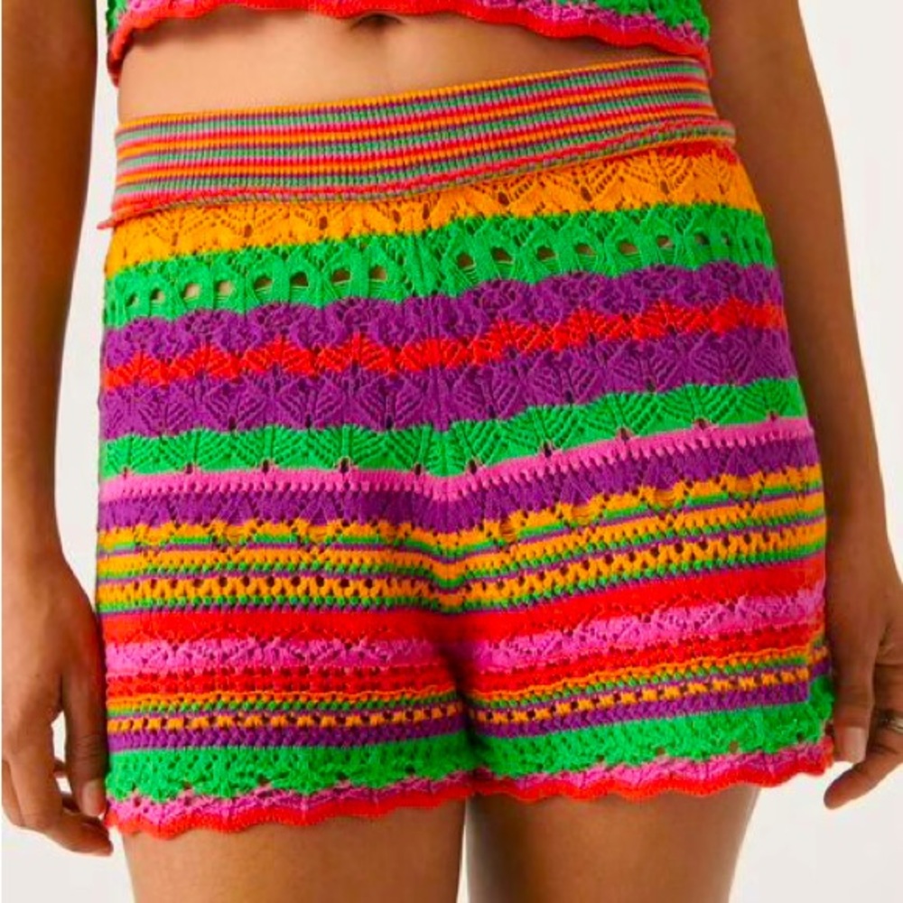 Ba&sh crochet shorts